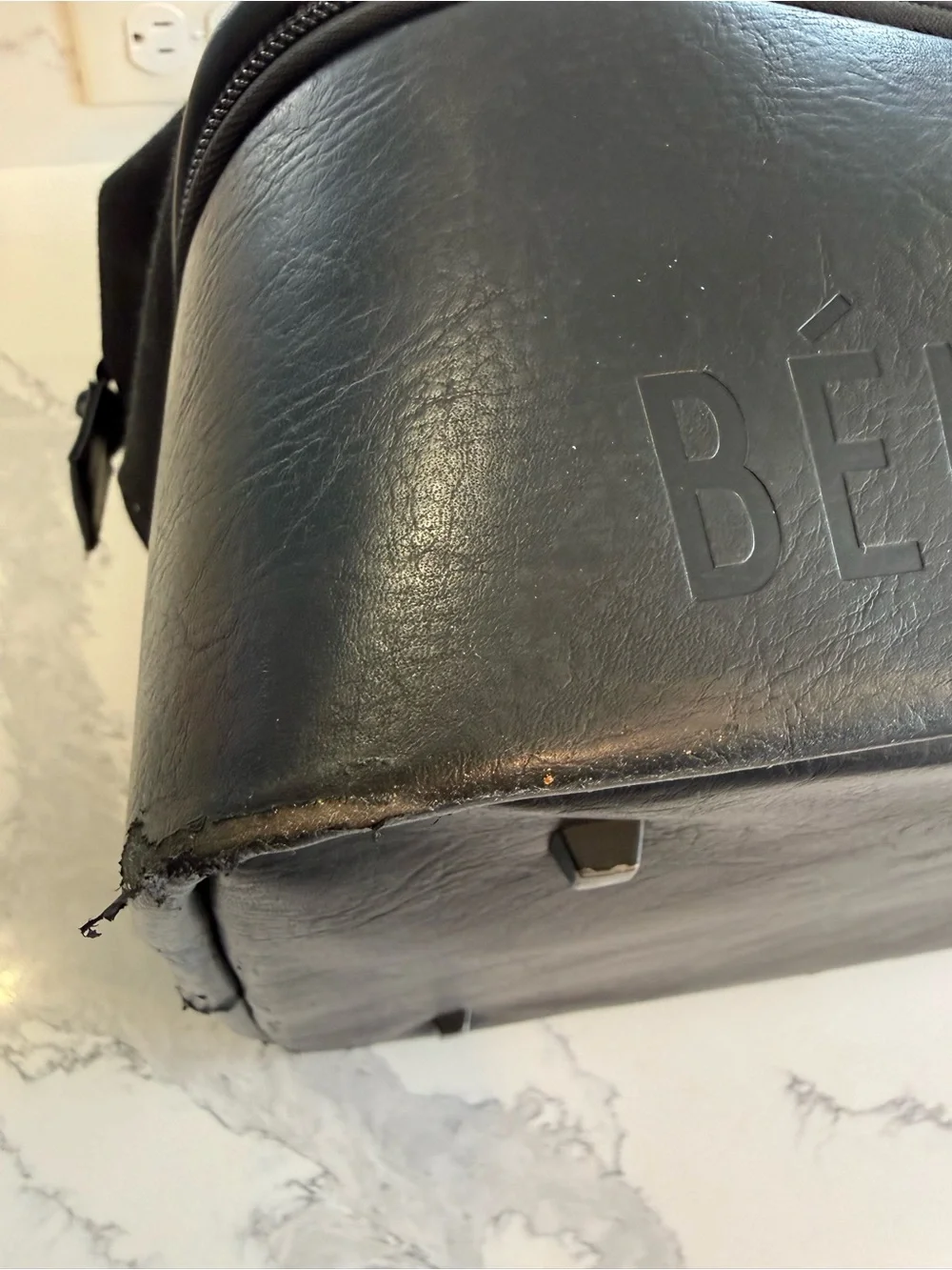 Beis Weekender Bag in Black - Picture 8 of 9